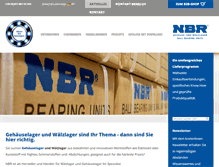 Tablet Screenshot of nbr.eu